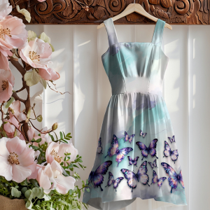 BIO bordure Magical Fluttering Butterflies - Collection exclusive Glitzerpüppi