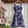 BIO Jersey Vines and Lilies look denim - Collection exclusive Glitzerpüppi