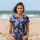 BIO Jersey Vines and Lilies look denim - Collection exclusive Glitzerpüppi