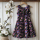 BIO Jersey Fleurs dancres coloré sur noir - Collection exclusive Glitzerpüppi