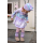 BIO Jersey Fleur pissenlit aquarelle lilas menthe - Collection exclusive Glitzerpüppi
