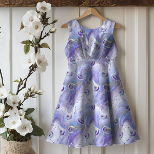 BIO Jersey Pissenlits Marbrés Lilas - Collection...
