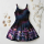 BIO Jersey Summertime Blossoms Navy Beere - Glitzerpüppi Exklusiv Eigenproduktion