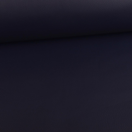 Simili cuir Karia bleu marine