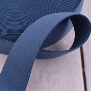 XL ruban élastique bleu fumé 4cm