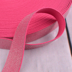 Ruban élastique pink 2,5cm