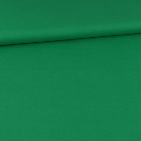 Tissu coton uni vert foncé