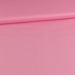 Tissu coton uni rose