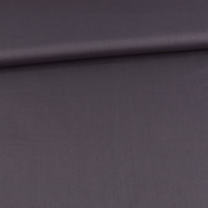 Tissu coton uni gris foncé