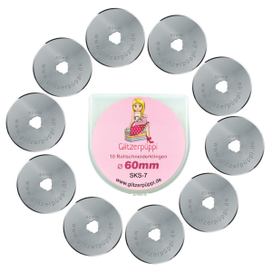 Lames de rechange pour cutter rotatif 60 mm (lot de 10 lames Standard)