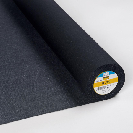 Vlieseline entoilage thermocollant tissé G700 noir