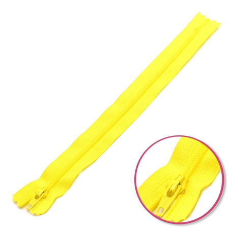 Fermeture non séparable jaune 30cm YKK (0561179-504)