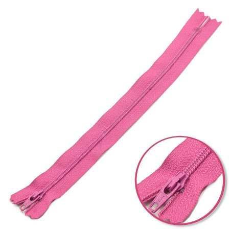 Fermeture non séparable pink pâle 30cm YKK (0561179-524)