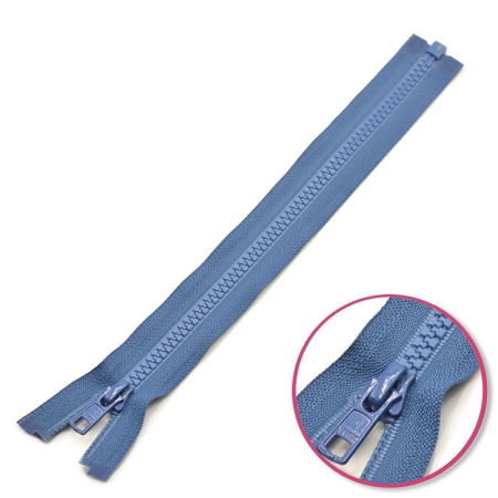 Fermeture à glissière avec dents en plastique séparable bleu jeans YKK (4335956-839)