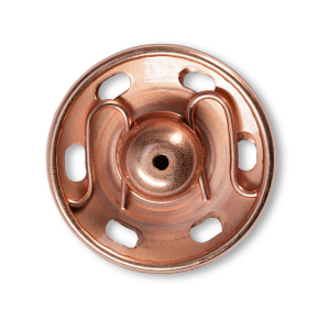 Bouton pression à coudre, 21mm, or rosé 3 pièces (341801)
