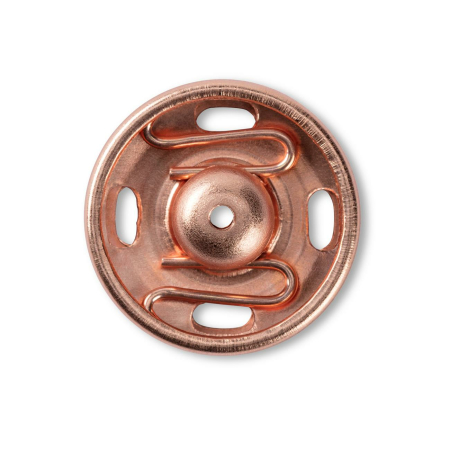 Bouton pression à coudre,15mm, or rosé 6 pièces (341800)