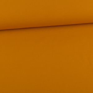 Jersey coton Uni moutarde