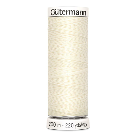 Gütermann Fil pour tout coudre N° 1 - 200m, Polyester