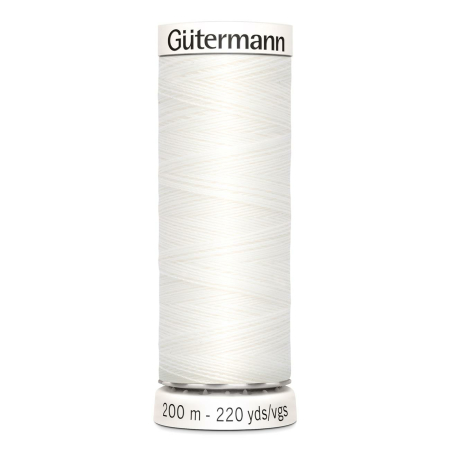 Gütermann Fil pour tout coudre N° 800 - 200m, Polyester
