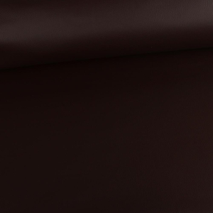 Simili cuir uni marron foncé