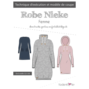 Fadenkäfer patron de couture papier Nieke robe femme