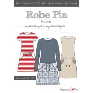 Fadenkäfer patron de couture papier Pia robe femme