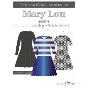 Fadenkäfer patron de couture papier Mary Lou robe femme