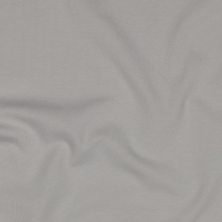Tissu en jersey de coton biologique Amelie Uni gris clair