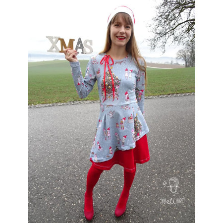 Patron PDF Neyla robe douillette - Patron PDF Glitzerpppi