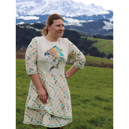 Patron PDF Neyla robe douillette - Patron PDF Glitzerpppi