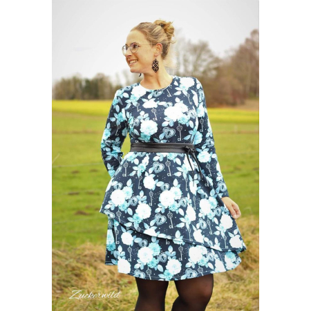 Patron PDF Neyla robe douillette - Patron PDF Glitzerpppi