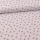 Tissu crêpe mini libellule - beige blanc