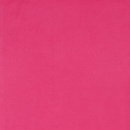 Tissu en bords-côtes bio Amelie Uni rose vif