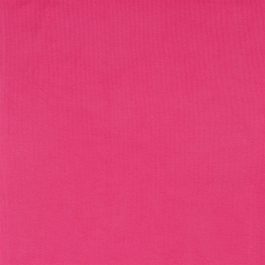 Tissu en bords-côtes bio Amelie Uni rose vif