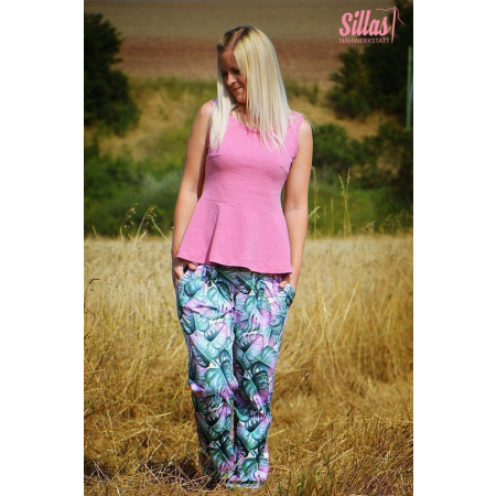 Patron PDF Keyla top basique / top peplum - Patron PDF Glitzerpppi