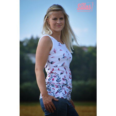 Patron PDF Keyla top basique / top peplum - Patron PDF Glitzerpppi