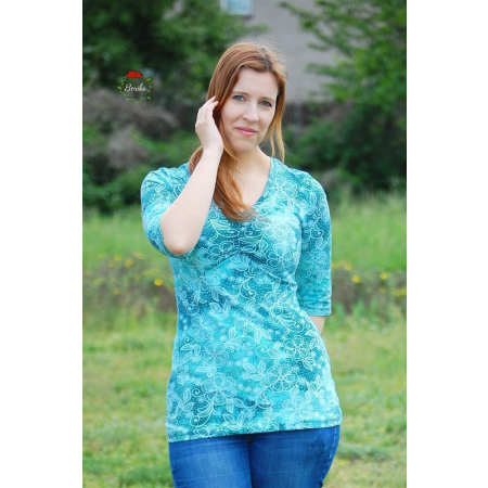 Patron PDF RAFFaela t-shirt / robe basique - Patron PDF Glitzerpppi