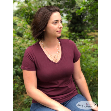 Patron PDF Cuffy t-shirt col montant avec extension - Patron PDF Glitzerpppi
