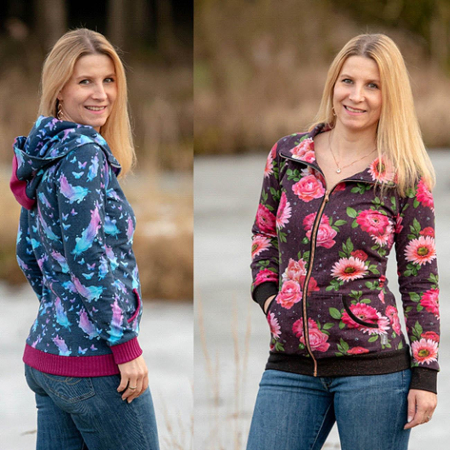 Patron PDF Jasmin veste - Patron PDF Glitzerpppi