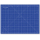 Glitzerpüppi tapis de découpe auto-cicatrisant A2 (60x45cm) -  recto/verso imprimé - bleu clair/bleu
