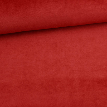 Tissu Nicki Uni rouge clair