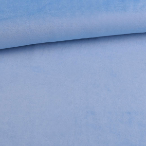 Tissu Nicki Uni bleu layette