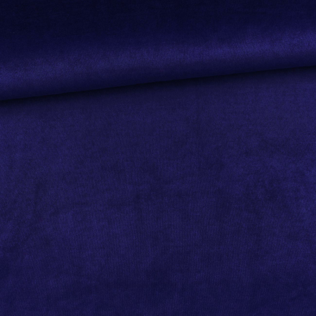 Tissu Nicki Uni bleu royal