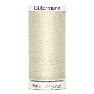 Gütermann Fil pour tout coudre Nr 802 - 500m, Polyester