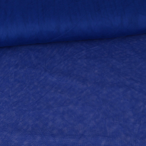 Tissu tulle extensible uni - bleu royal