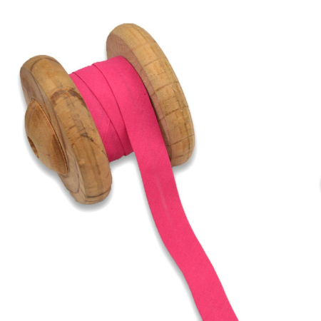 Biais coton 20mm - pink 3m