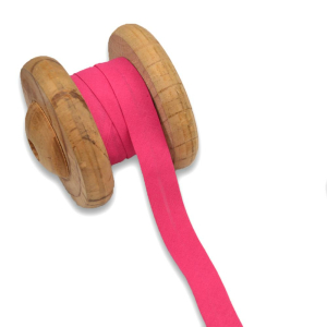 Biais coton 20mm - pink 3m