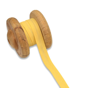 Biais coton 20mm - jaune pastel 3m