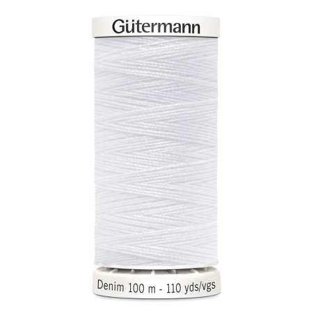Gütermann fil à coudre jeans Denim Nr. 1005 - 100m, polyester