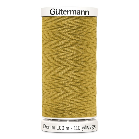 Gütermann fil à coudre jeans Denim Nr. 1310 - 100m, polyester